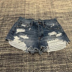 American Eagle Vintage Festival High Rise Shorts sz 2